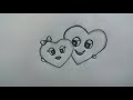 How to draw a hearts in loveeasy drawing