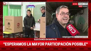 ELECCIONES en SANTA FE: HABLA GERMÁN MARTÍNEZ