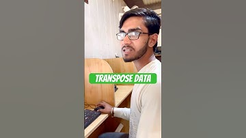 transpose function in excel,