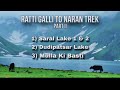 Neelum to naran  top lakes in azad kashmir  saral lake and dudipatsar lake 