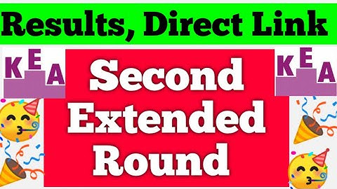 WHEN IS KCET SECOND EXTENDED ROUND 2023/ KCET 2ND EXTENDED ROUND 2023
