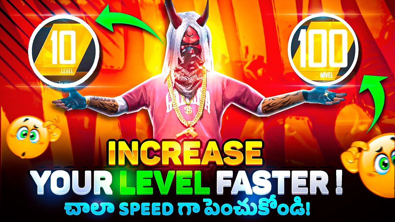 How To Increase Your Level Very Fast🔥 In Free Fire In Telugu