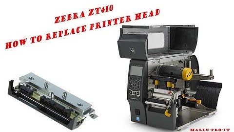 Zebra ZT400 Series: How-to Replace the Printhead