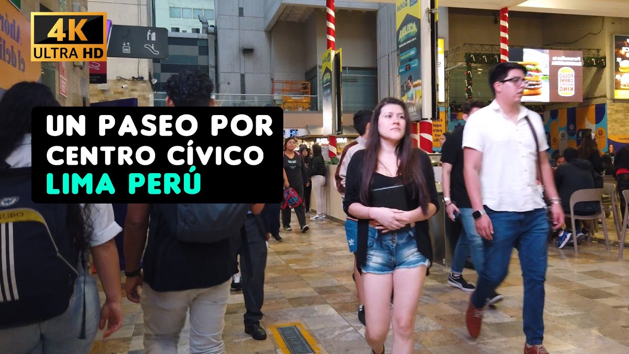 Asi luce el Centro Civico, Real Plaza de Lima Peru 4K - YouTube