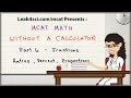 MCAT Math Techniques Quiz