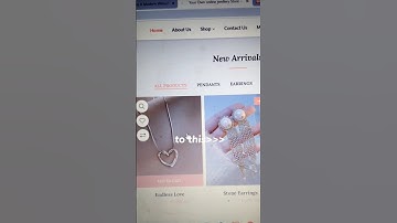 Simple jewellery website ✨ #ytshorts #programmingstatusvideo #websitedesign