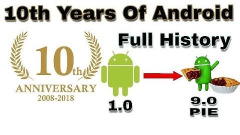 10th Years of Android - Full History Of Android #rewind [Hindi]