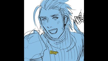 no no no stay right where you are, ill put out the fire my love but its zack fair from ff7 ccr meme