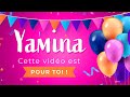 Joyeux Anniversaire Yamina 