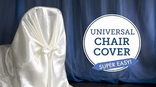 How To Tie a Universal Chair Cover BalsaCircle com