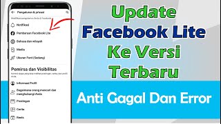 Cara Mudah Update Facebook Lite Ke Versi Terbaru