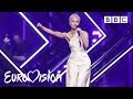 Surie carries on after stage invasion  storm live  united kingdom  eurovision song contest 2018