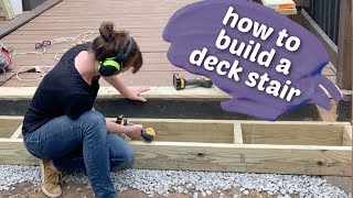 How to Build a Deck Stair