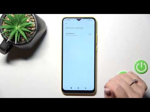 Poco C40 - How To Lock Sim Card With Pin Code
