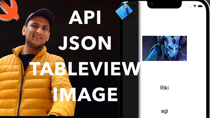 API data into UITableView with images (Swift 5 | Xcode 13.3)