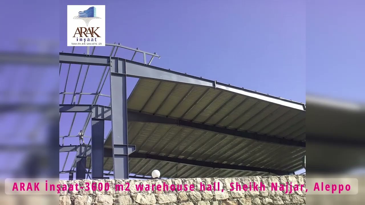 3600 m2 warehouse hall, Sheikh Najjar, Aleppo