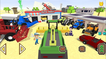 I took the tractostele to the car service for repairs and a periodic check - Blocky Farm & Racing 4K