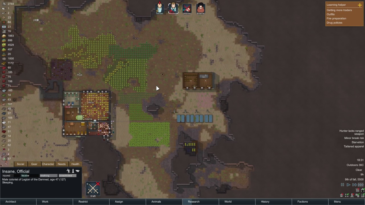 Rimworld A16 Alpha 16 Extreme Permadeath #6 Part 9