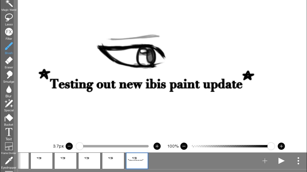 Testing out the new ibisPaint update - YouTube