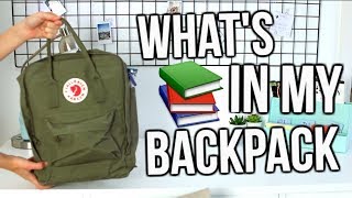 What's In My Backpack 2017-2018!