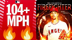 104+ MPH on MULTIPLE pitches!! Ben Joyce sets down Bobby Witt Jr. with INSANE sequence! thumbnail