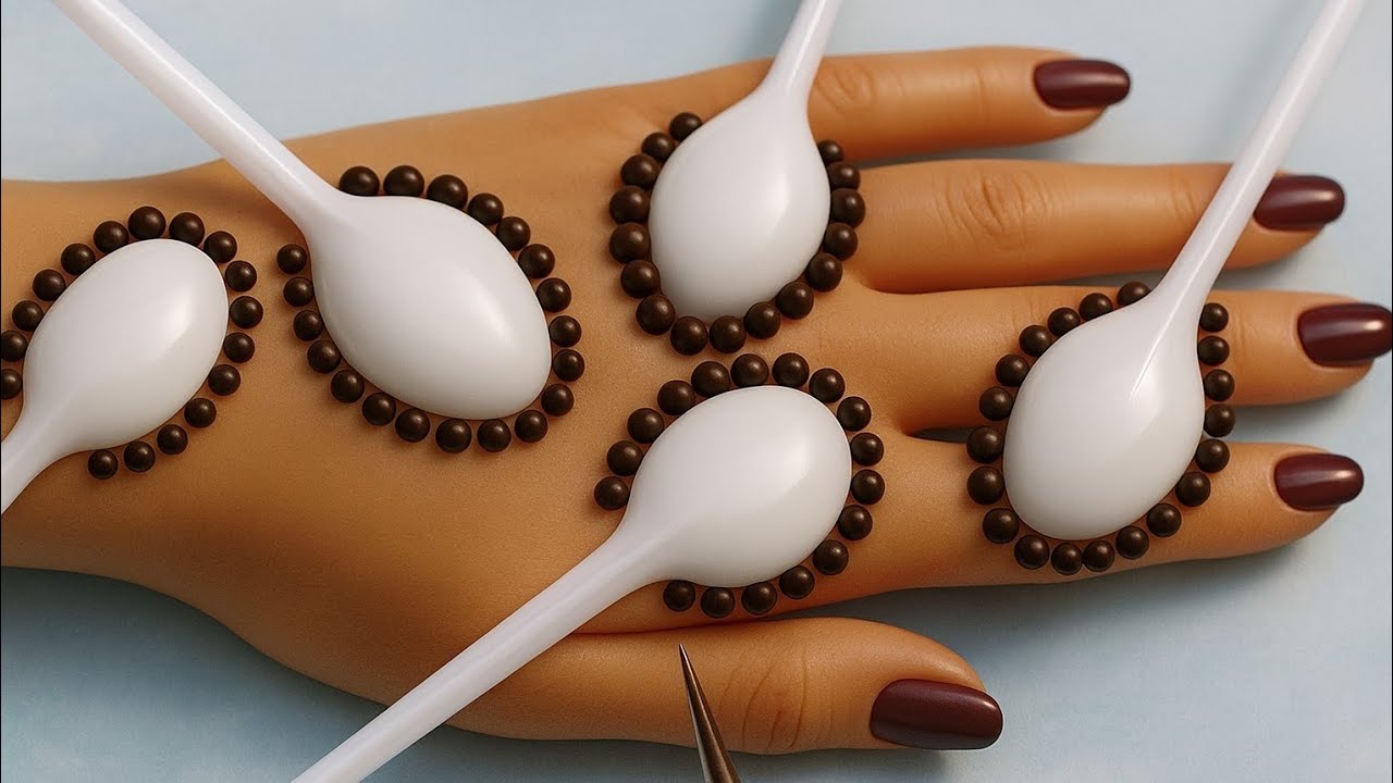 Easy Arabic mehndi Design Tricks 2025 | Back Hand mehndi designs | stylish mehndi design|  mehndi ❤️