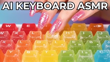 2 Hours of AI Keyboard Tapping ASMR (Honey, Fruit, Bubbles & more) | Deep Sleep, Relax, Study