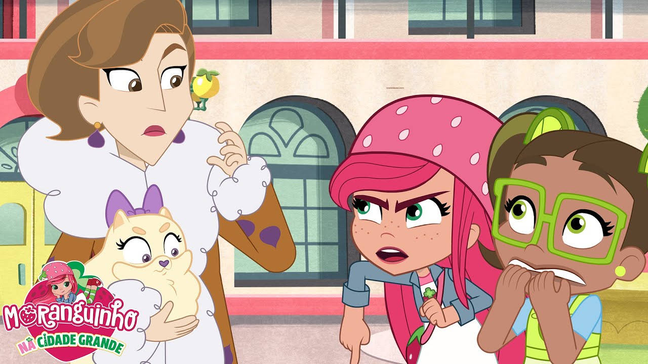 Moranguinho 🍓 Visitas de Pudim de Figo! 🍓 Desenhos Animado