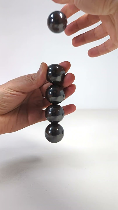Magnetic Balls in Slow Motion