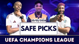 UEFA Champions League Predictions (20/01/2026) | SAFE FOOTBALL PREDICTION TODAY #uefachampionsleague screenshot 5