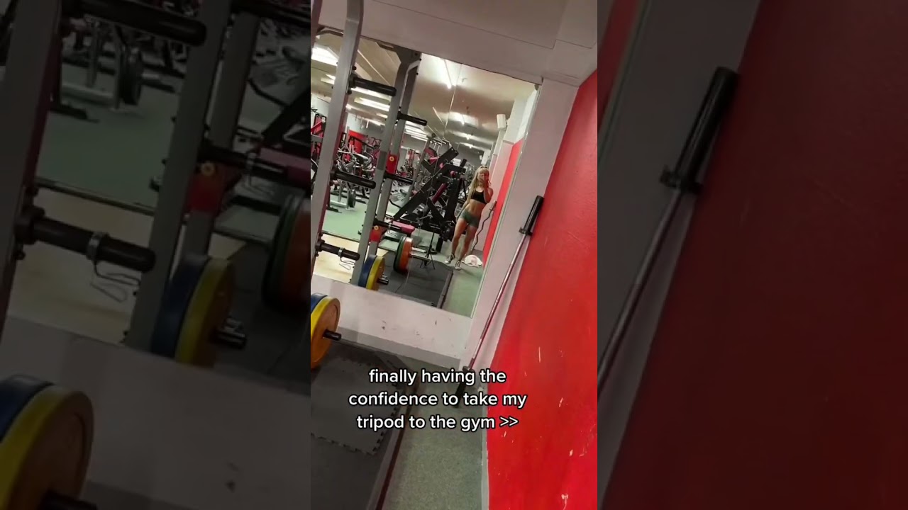 confident af gym girl 