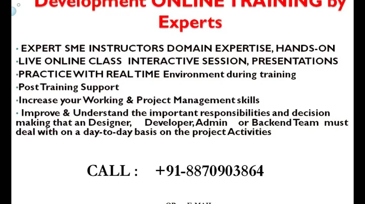 IBM WebSphere Process Server V7 Development Online Training