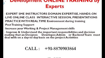 IBM WebSphere Process Server V7 Development Online Training