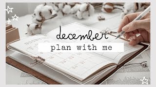 plan with me // december 2019 bullet journal setup