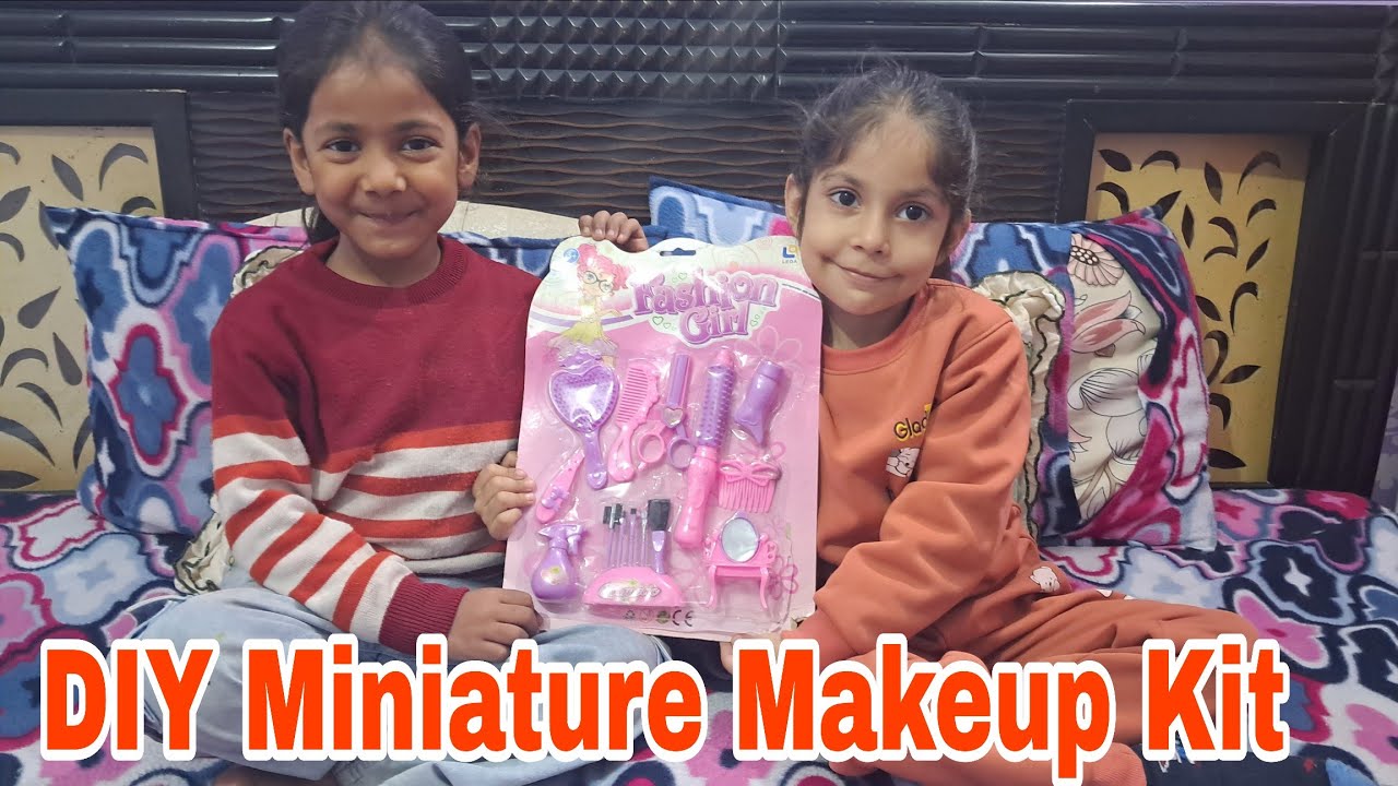 DIY Miniature Kids Makeup Kit 😍