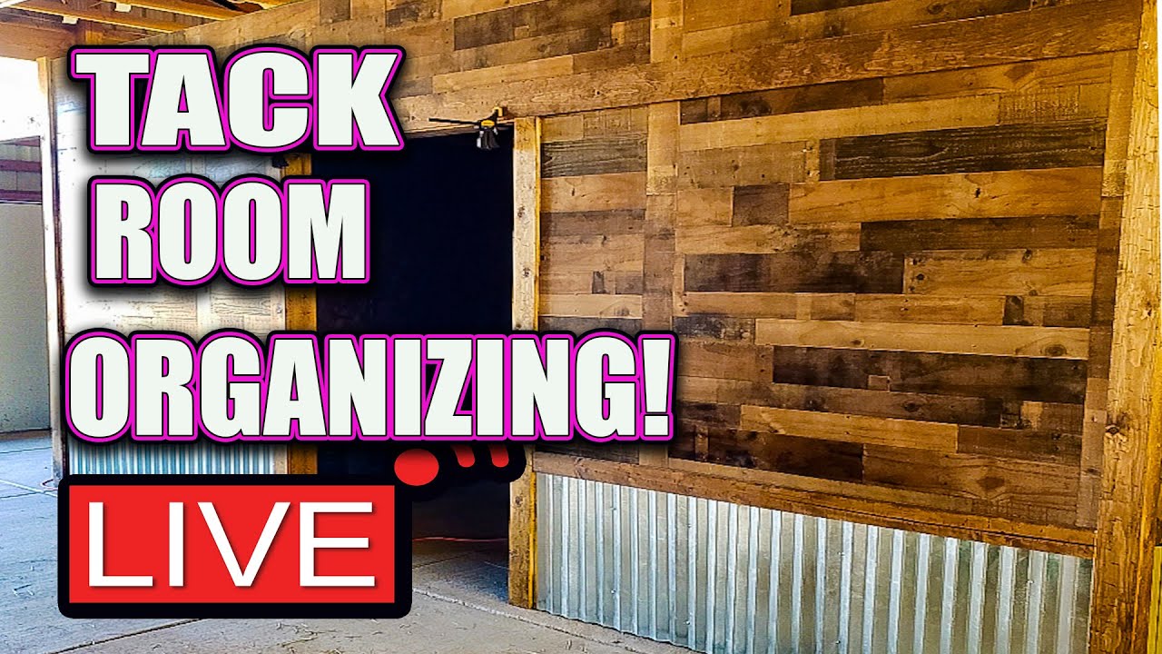 Tack room organizing - YouTube