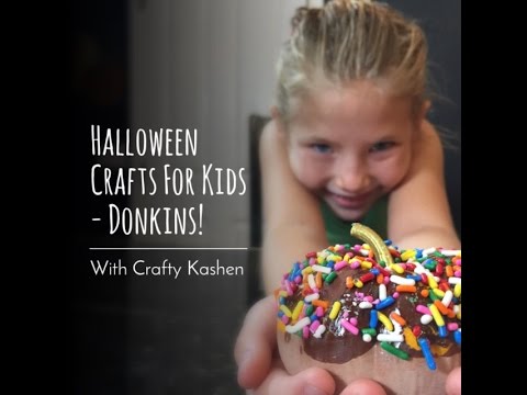 Halloween Crafts For Kids - Donkins by Crafty Kashen - YouTube
