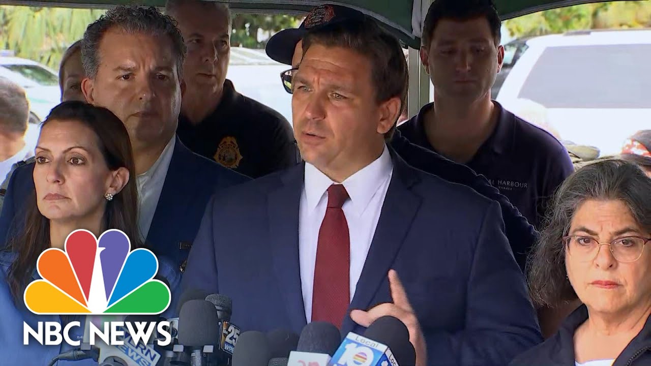 Florida Gov. DeSantis: ‘It’s A Tragic Day’ And First Responders ‘Still Hard At Work’