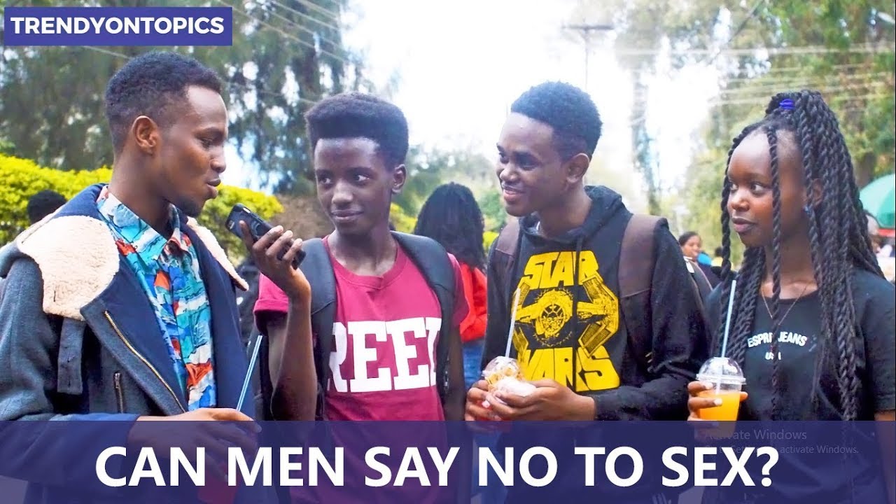 Can Men Say No To Sex Public Interview Youtube