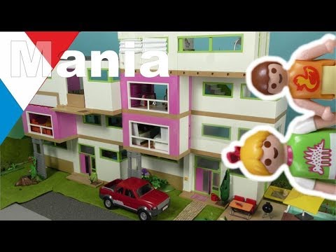 Playmobil En Francais La Mega Maison Moderne La Famille Hauser Youtube