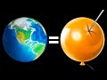 Что, если надуть и лопнуть воздушный шар размером с Землю?