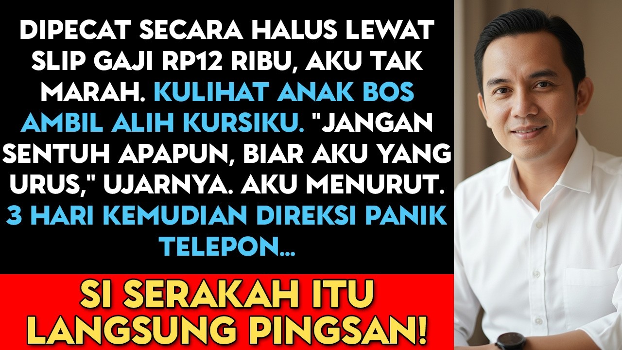 Dipecat Secara Halus Oleh Anak Bos, Aku Tak Sentuh Komputer. 1 Jam Kemudian Rugi 18 Miliar...