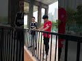 So crossing the railing is actually this simple! #parkour #funny