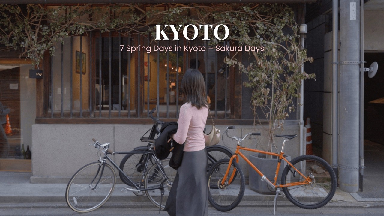 【Киото, Япония】7 весенних дней в ритме slow life 🌸 Кафе и сцены с сакурой