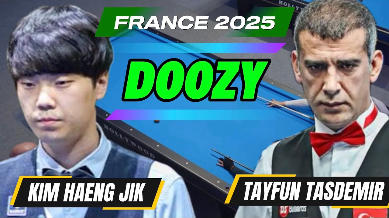Doozy France 2025 | Kim Haeng Jik's Amazing match vs Tayfun Tasdemir 
