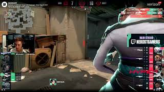 Sean Gares Reacts To The SEN  Vs  XSET ! MAP 3 !sen Losing!!!ft.nothing