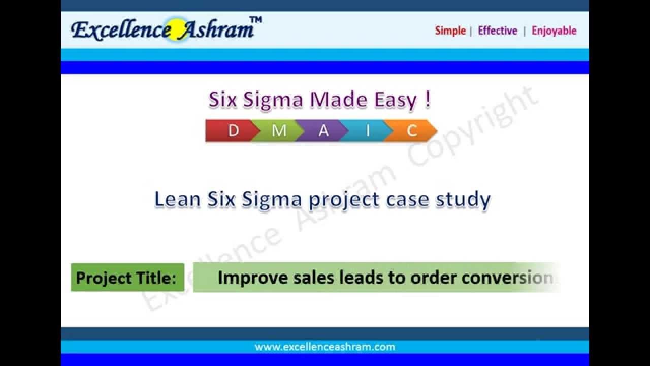 six sigma project