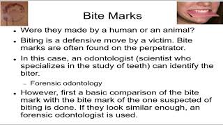 Forensics 9b, Tool Marks and Impressions 3 Deep Impression Lifting, Difficulties, the SICAR, Bite Ma
