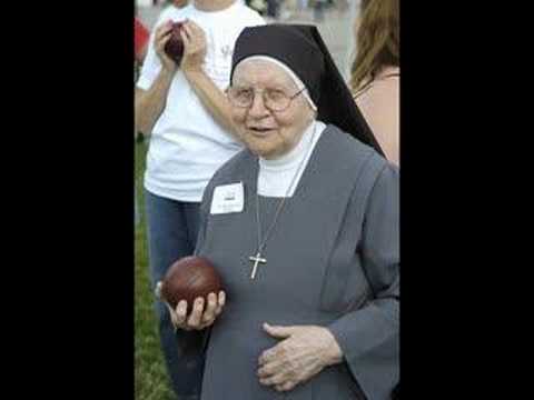 Nuns playing bocce ball