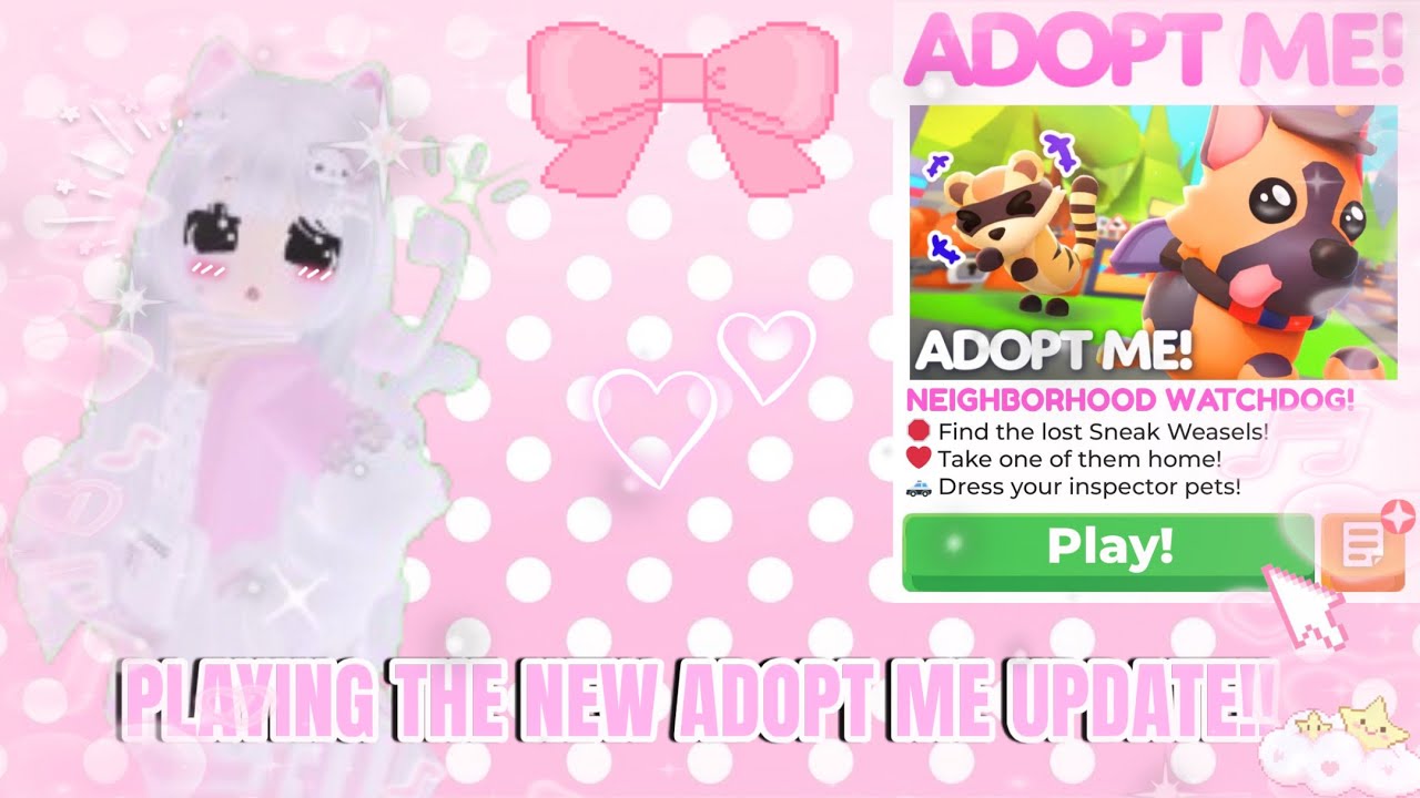 Playing the new adopt me update!!🧁🍡